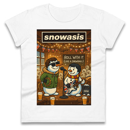 Snowasis Christmas Ladies T Shirt