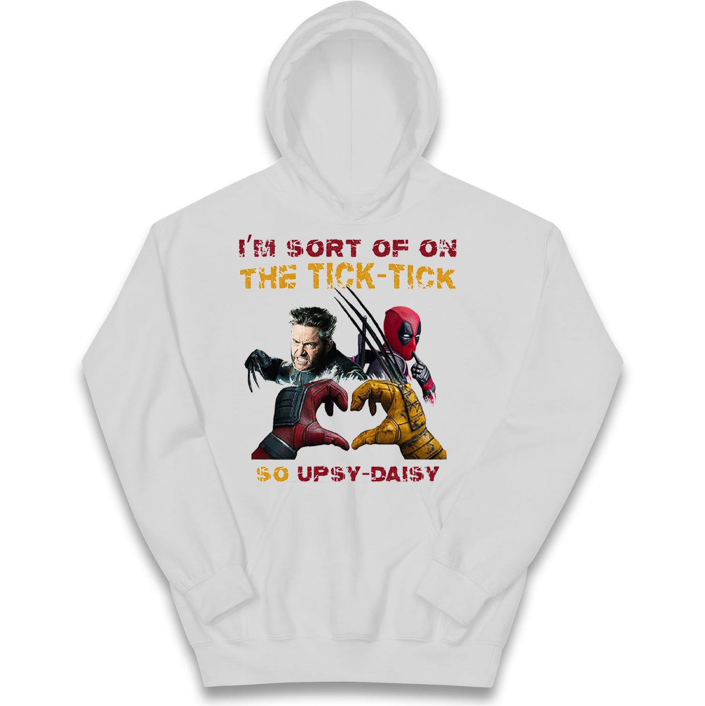 I'm Sort of on The Tick Tick so Upsy Daisy Kids Hoodie