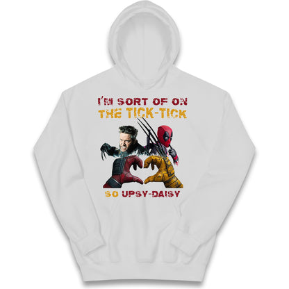 I'm Sort of on The Tick Tick so Upsy Daisy Kids Hoodie