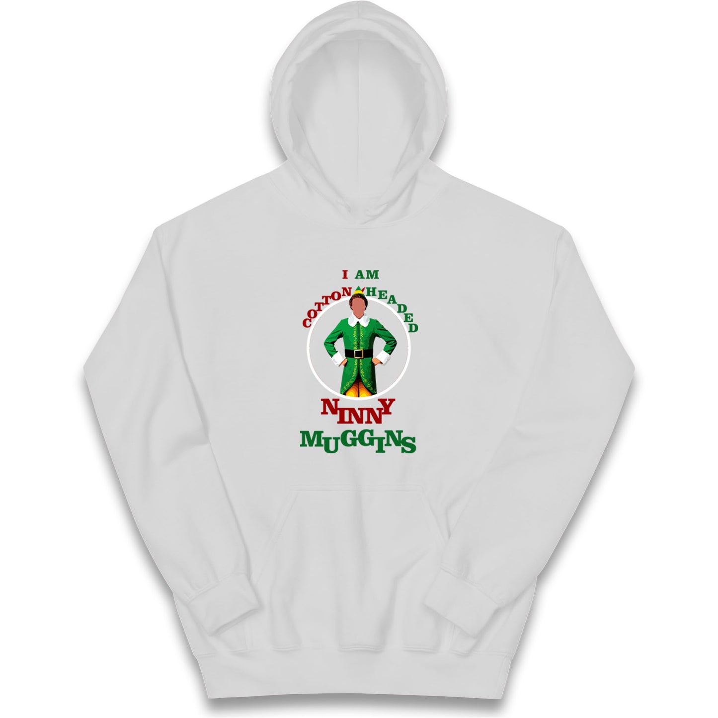 Christmas Patrick Baynham Elf Kids Hoodie