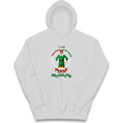 Christmas Patrick Baynham Elf Kids Hoodie