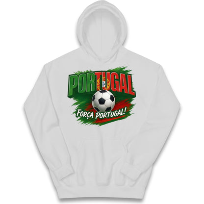 Portugal Retro World Cup Kids Hoodie