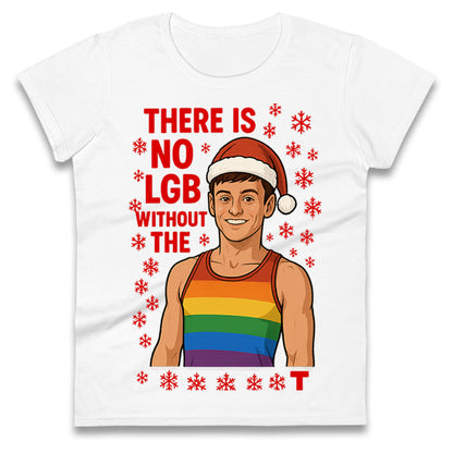 Tom Daley Christmas Ladies T Shirt