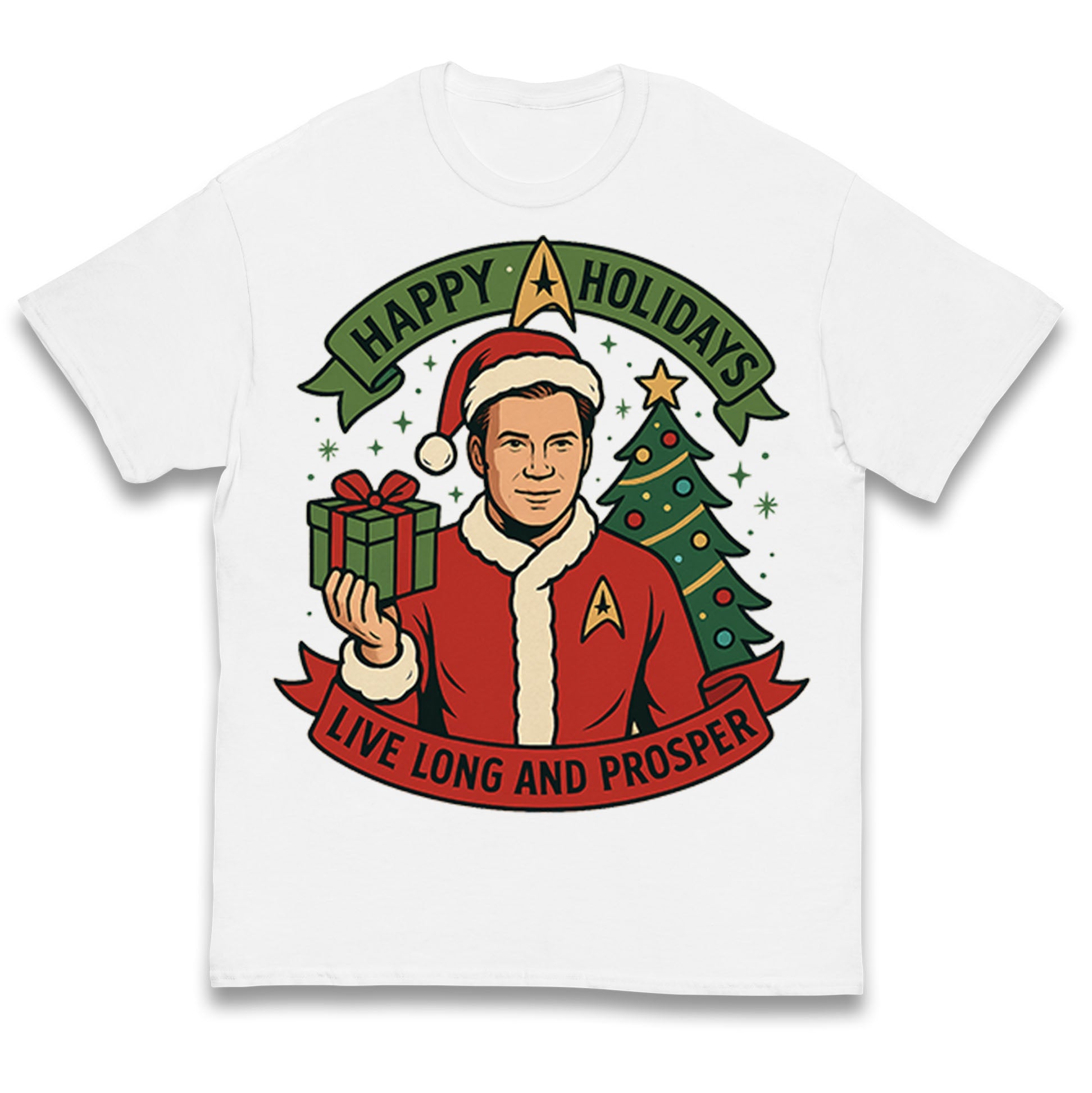 Star Trek Christmas Kids T Shirt