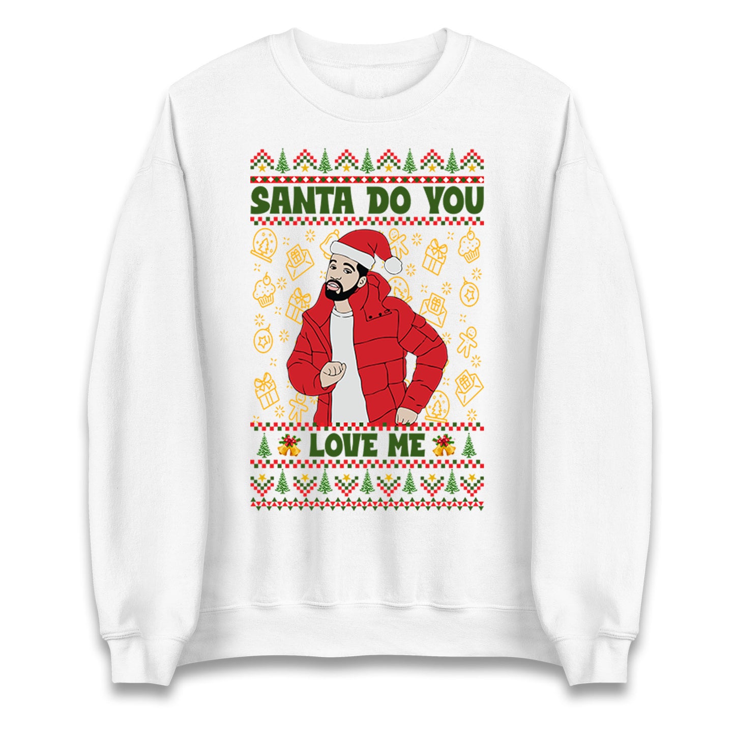 drake christmas sweatshirt