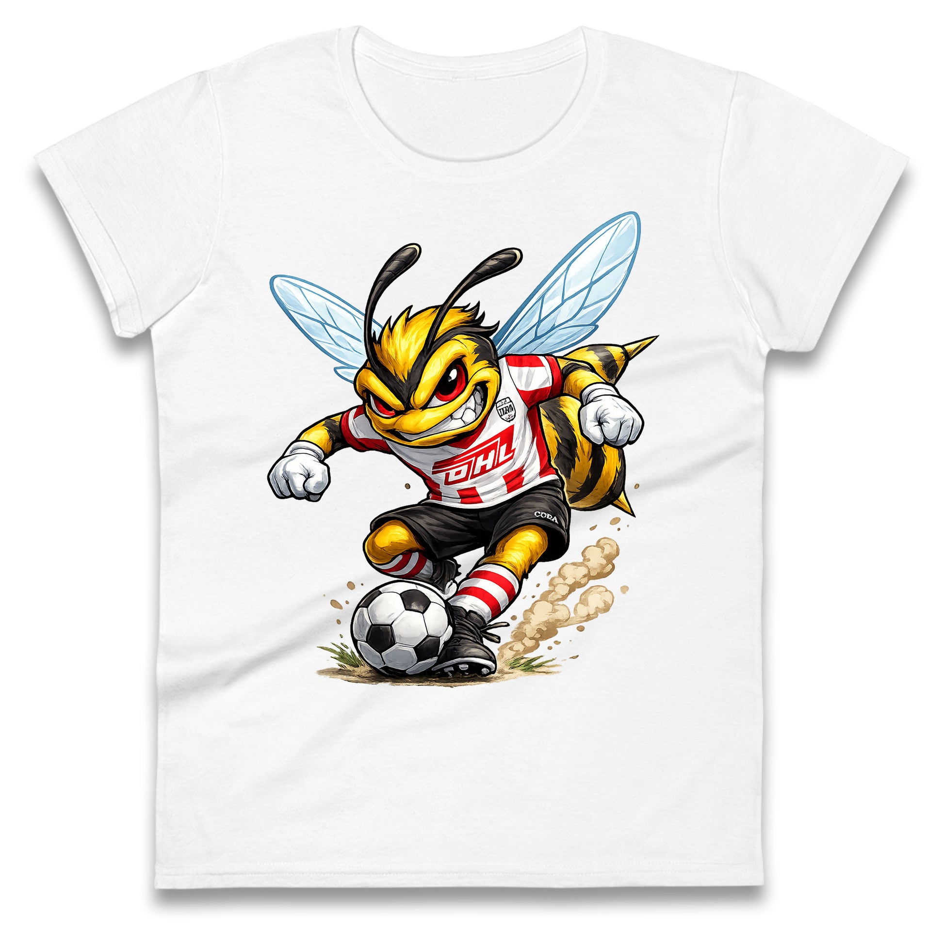 Retro Brentford FC Ladies T Shirt