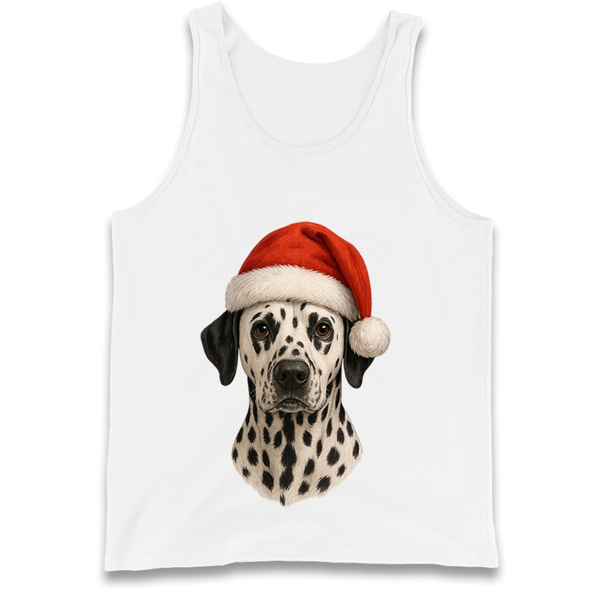 Dalmatian Dog Christmas Tank Top