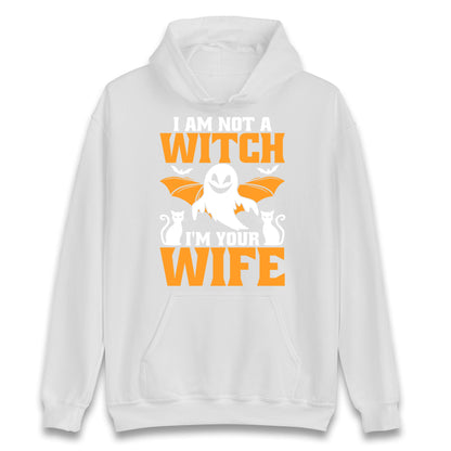Im Not A Witch Im Your Wife Halloween Hoodie
