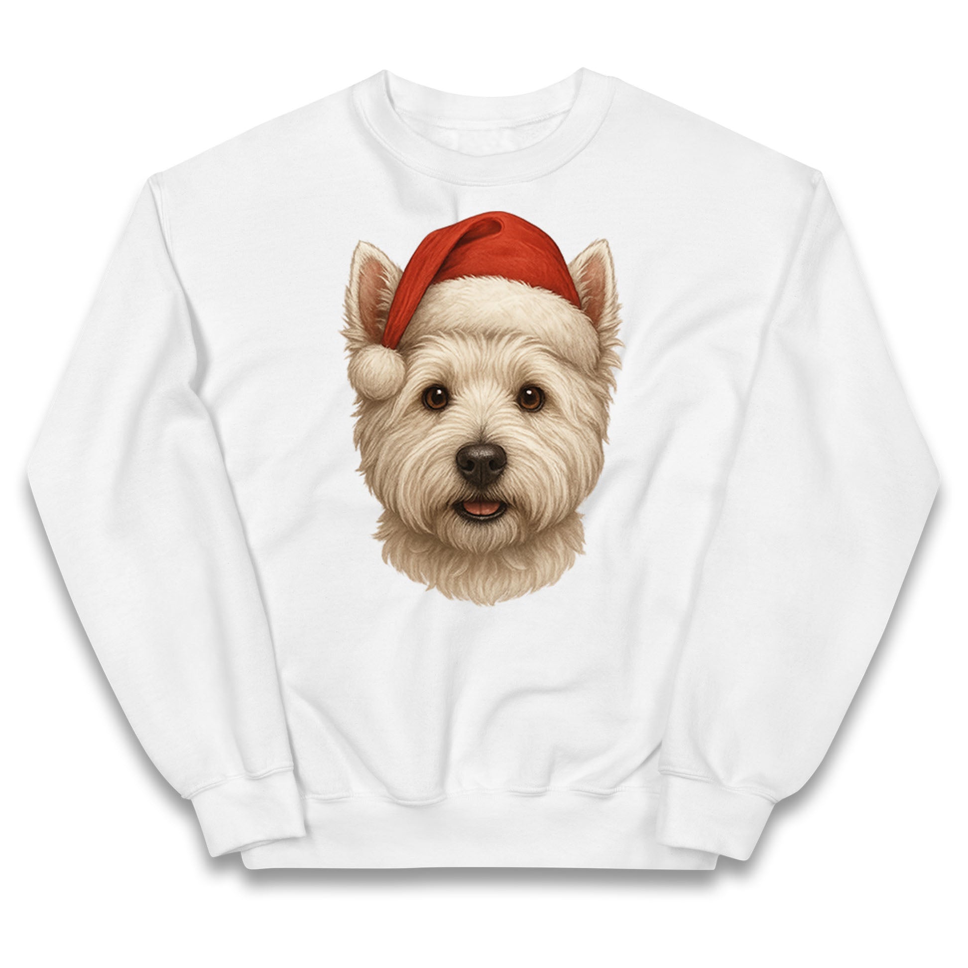 West Highland White Terrier Christmas Kids Jumper
