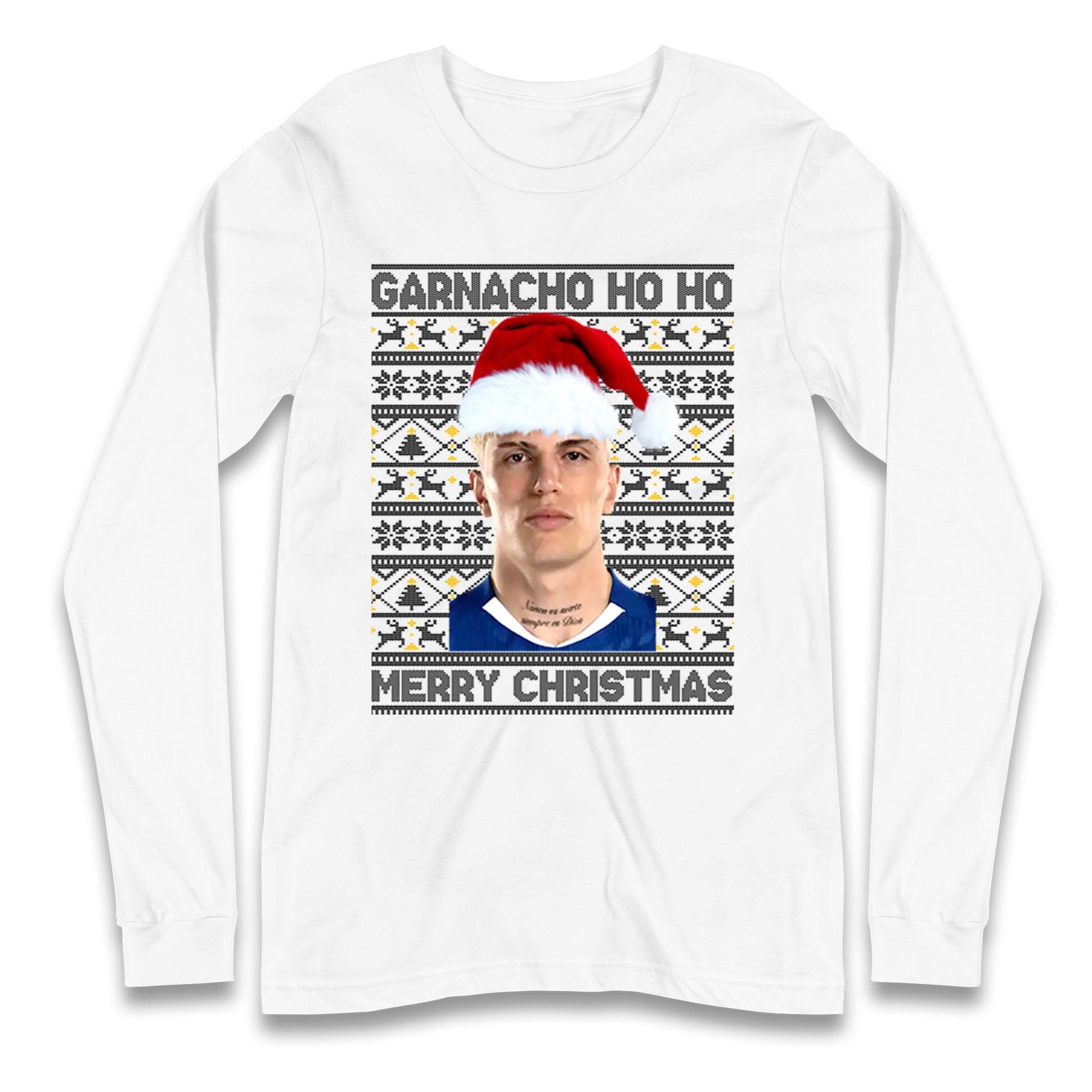 Garnacho Christmas Longsleeve T Shirt