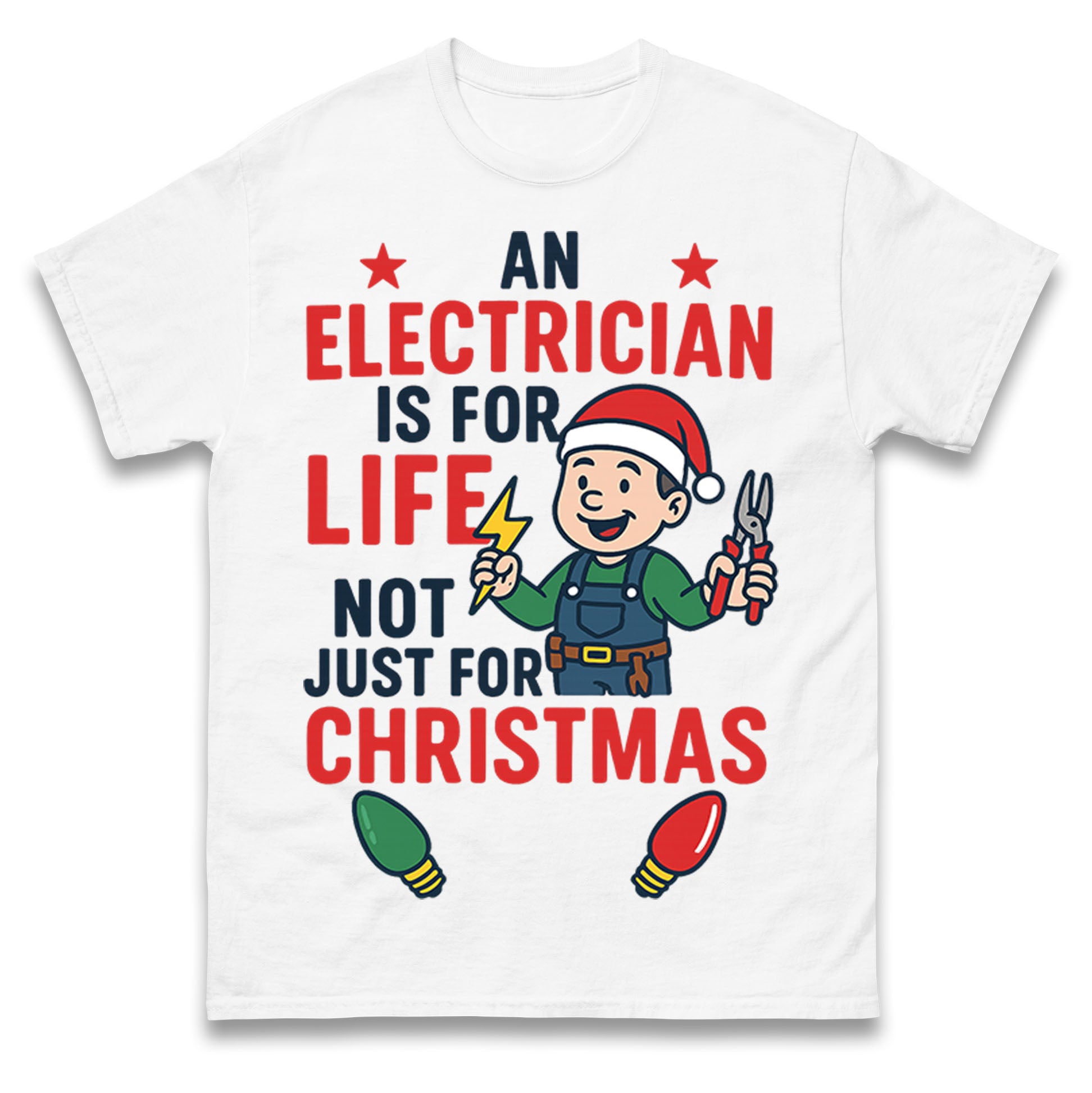 Electrician Christmas T Shirt