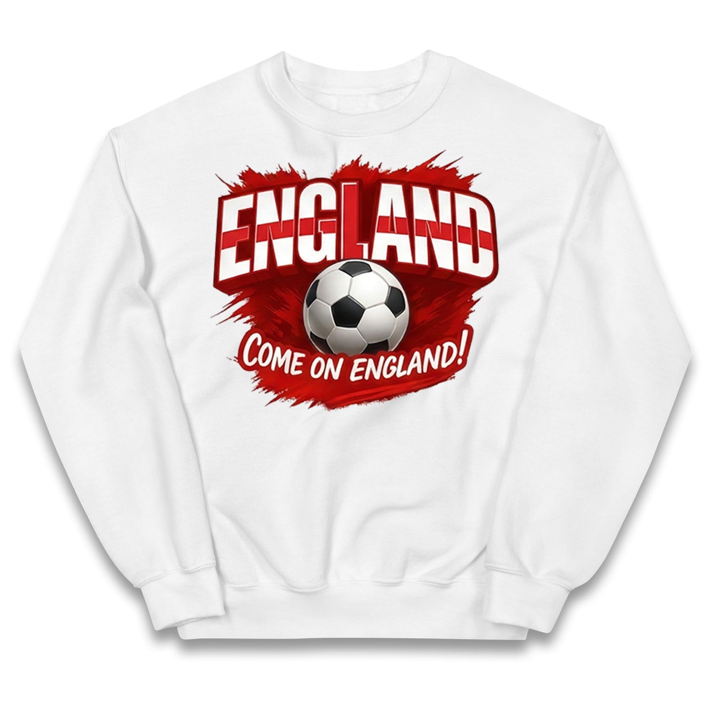 England Retro World Cup Kids Jumper
