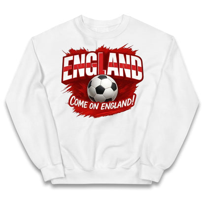 England Retro World Cup Kids Jumper