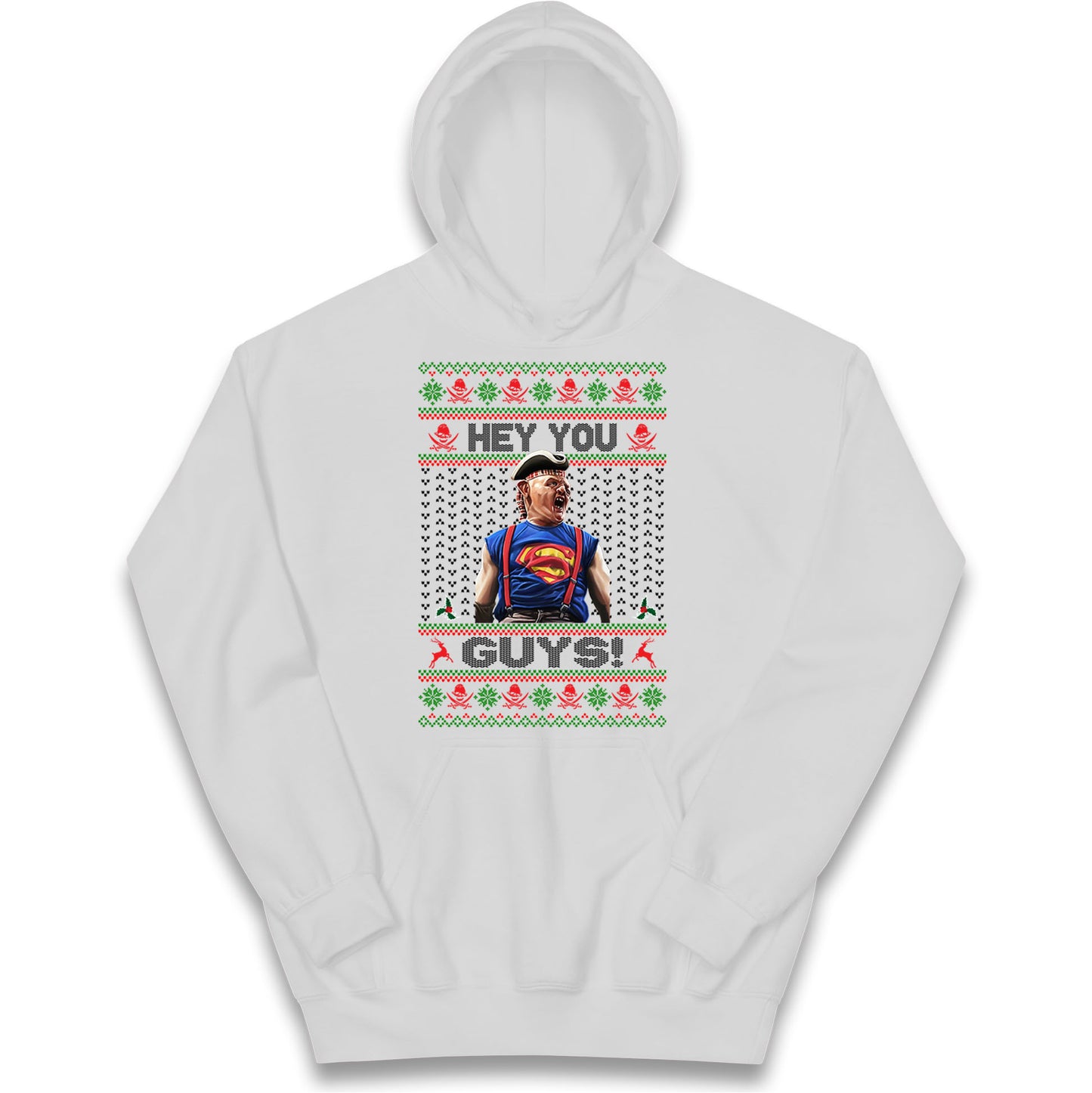 Goonies Sloth Christmas Kids Hoodie