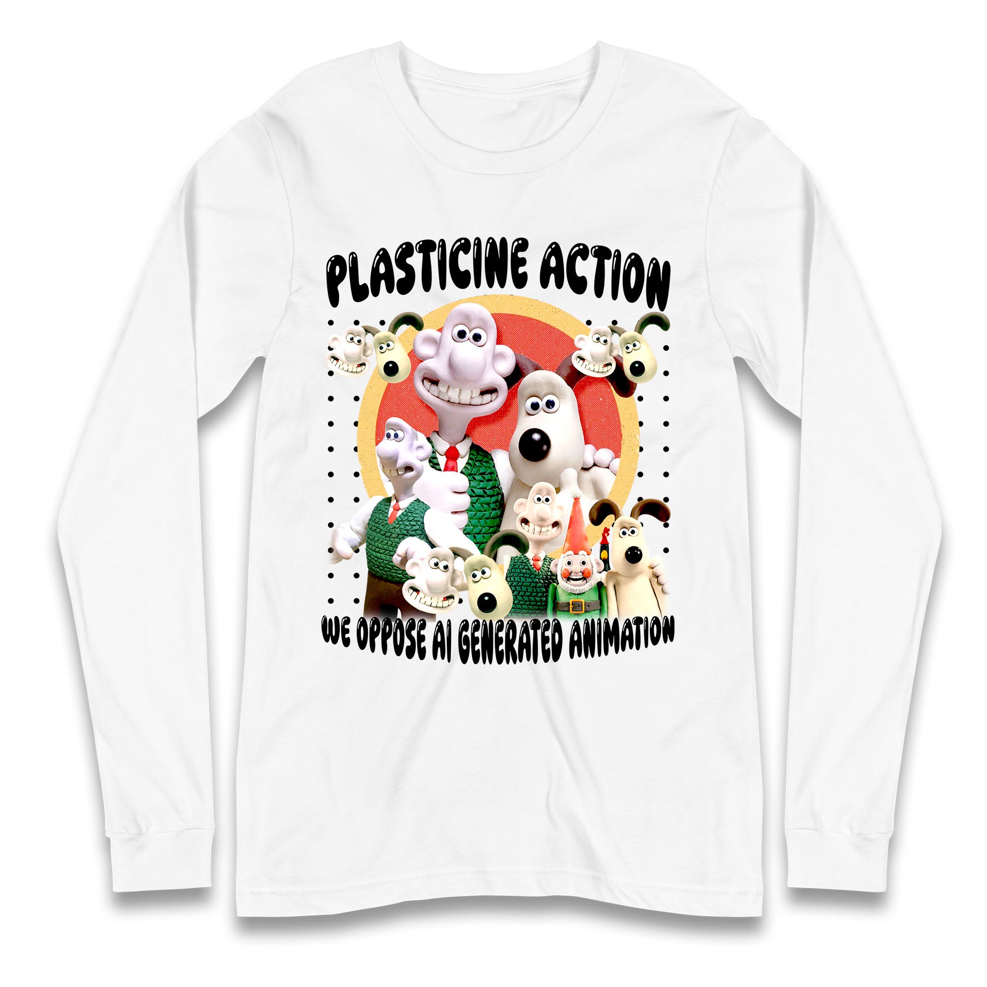 Plasticine Action Figure Longsleeve T Shirt