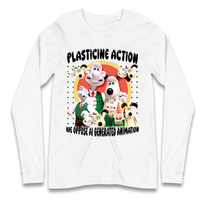 Plasticine Action Figure Longsleeve T Shirt