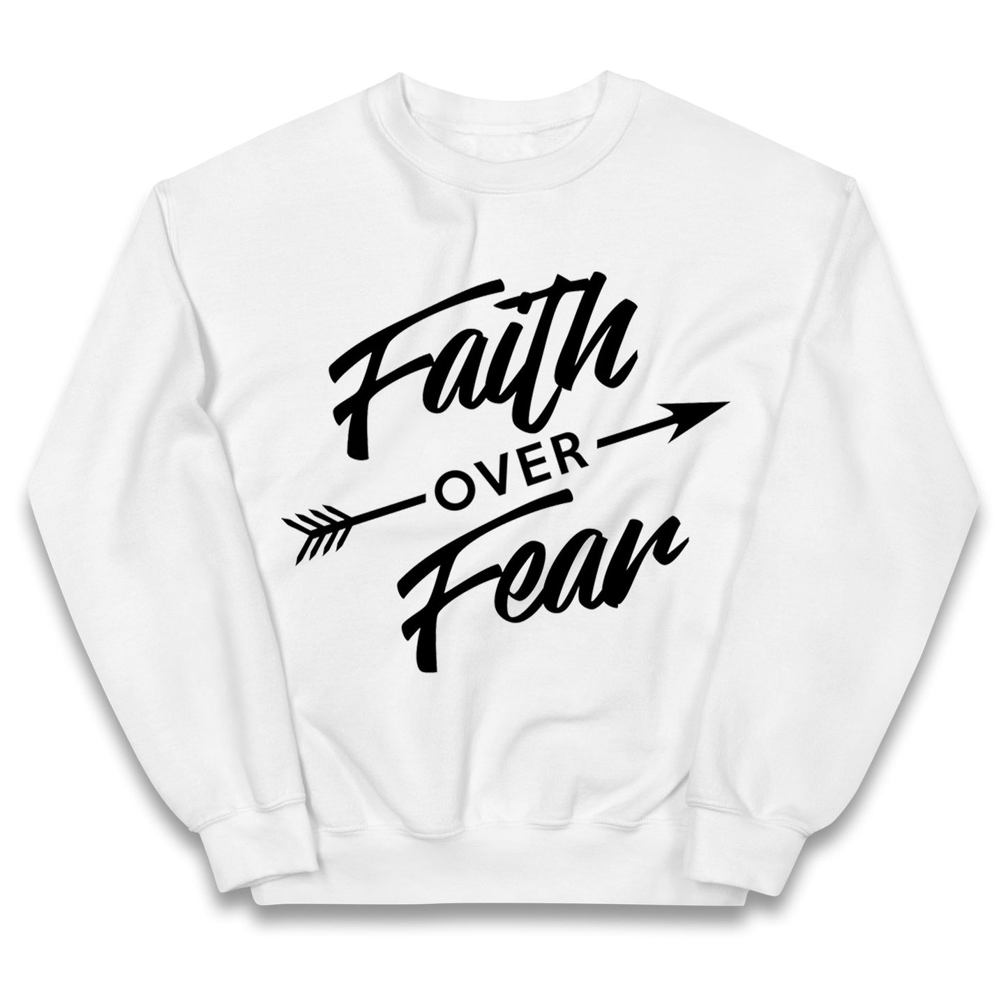 Faith Over Fear Kids Jumper