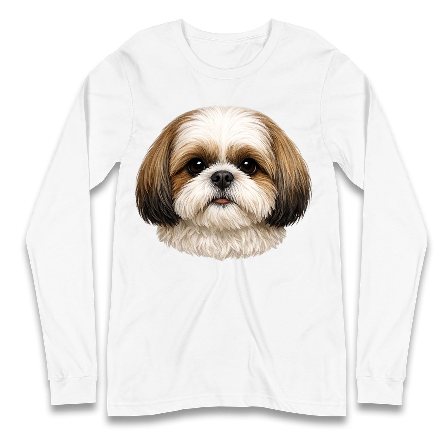 Shih Tzu Face Longsleeve T Shirt