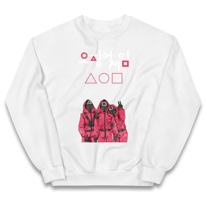 Squid Game Three Guards kids Jumper