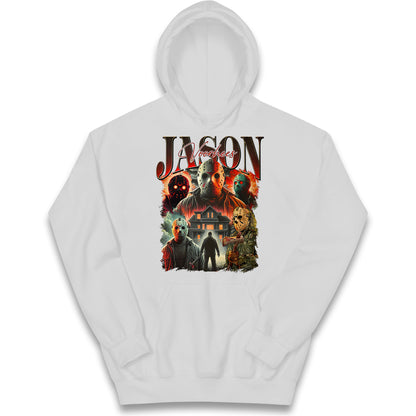 Jason voorhees scary Halloween Bootleg Kids Hoodie
