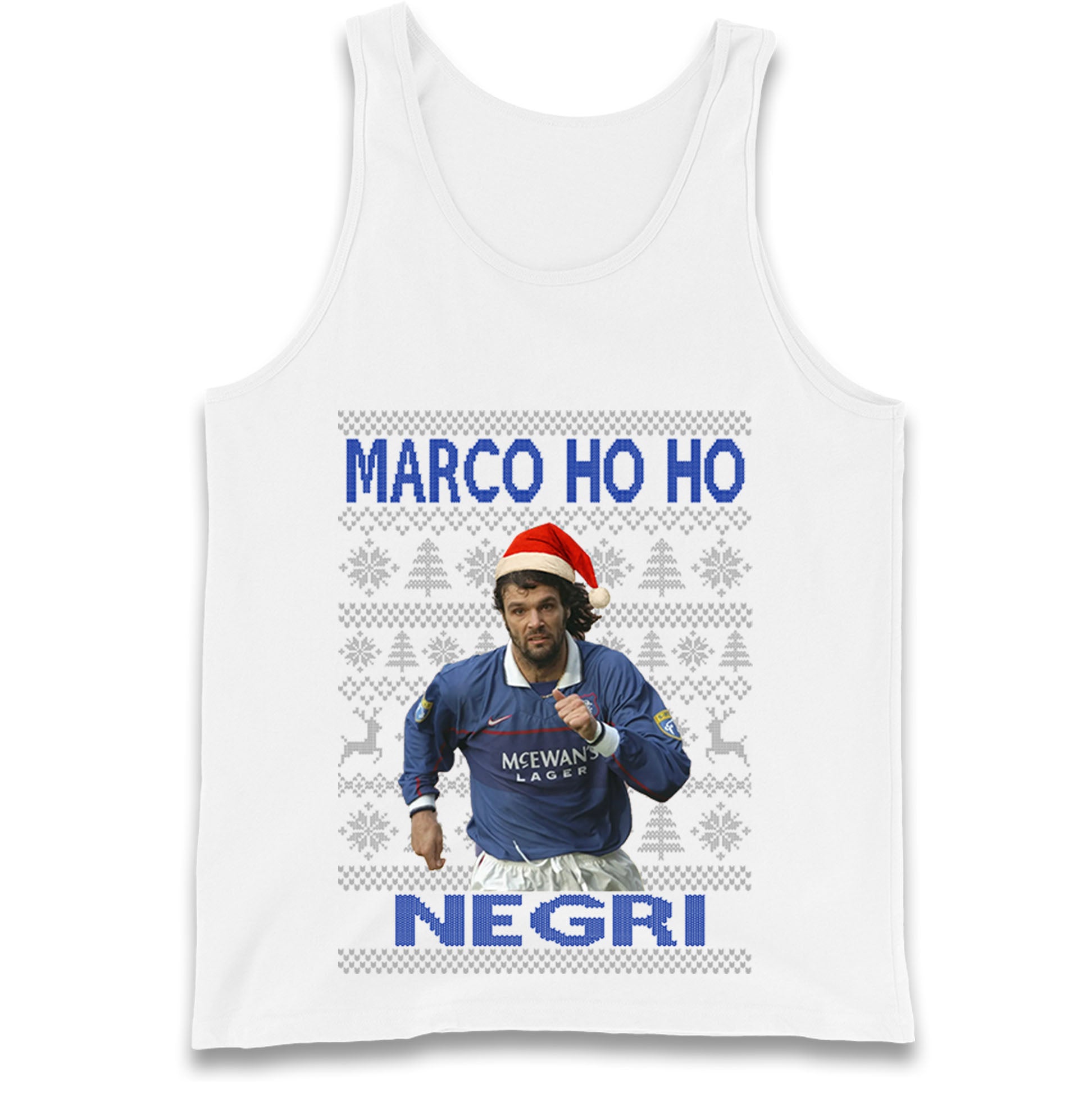 Rangers FC Christmas Tank Top