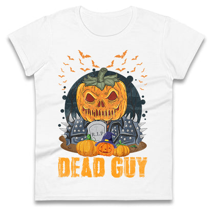 Scary Pumpkin Dead Guy Halloween t shirt

