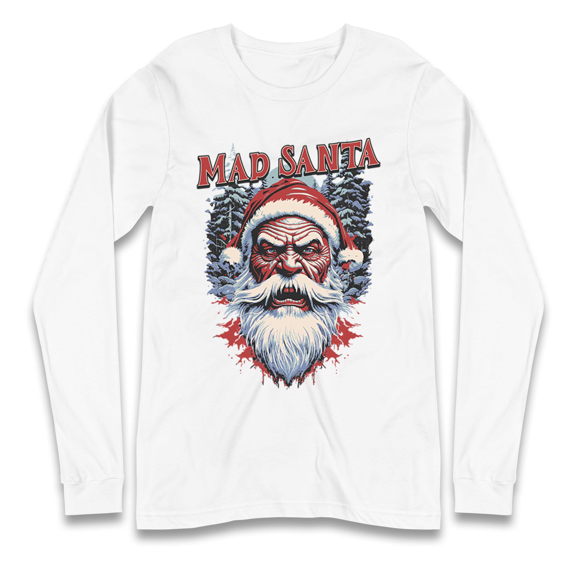 Mad Santa Longsleeve T Shirt