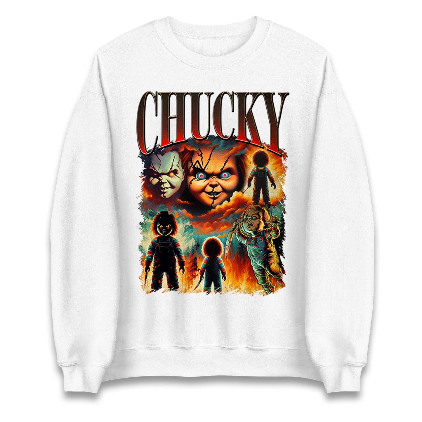 Chucky Doll Halloween Bootleg Unisex Sweatshirt