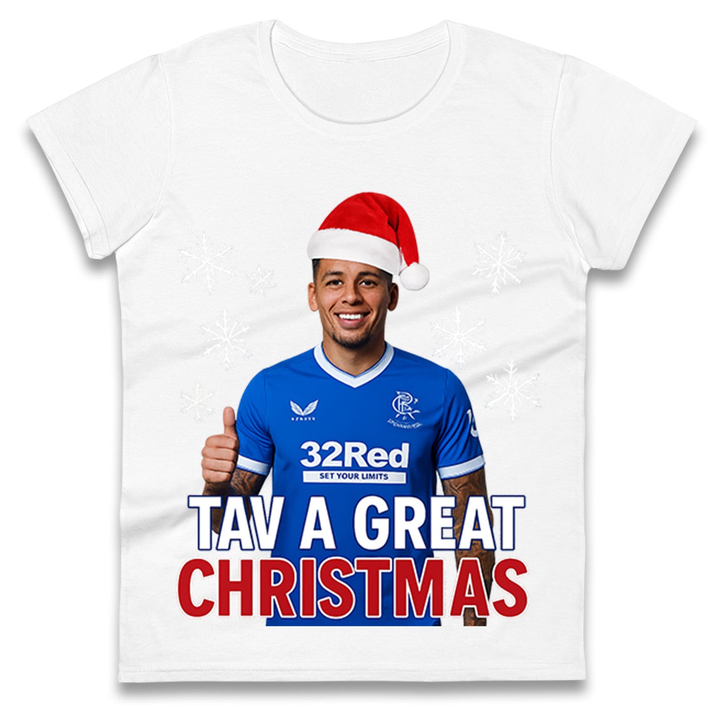 Tav a Great Christmas Rangers Ladies T Shirt