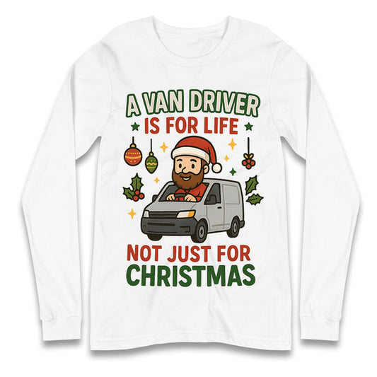 Van Driver Christmas Longsleeve T Shirt