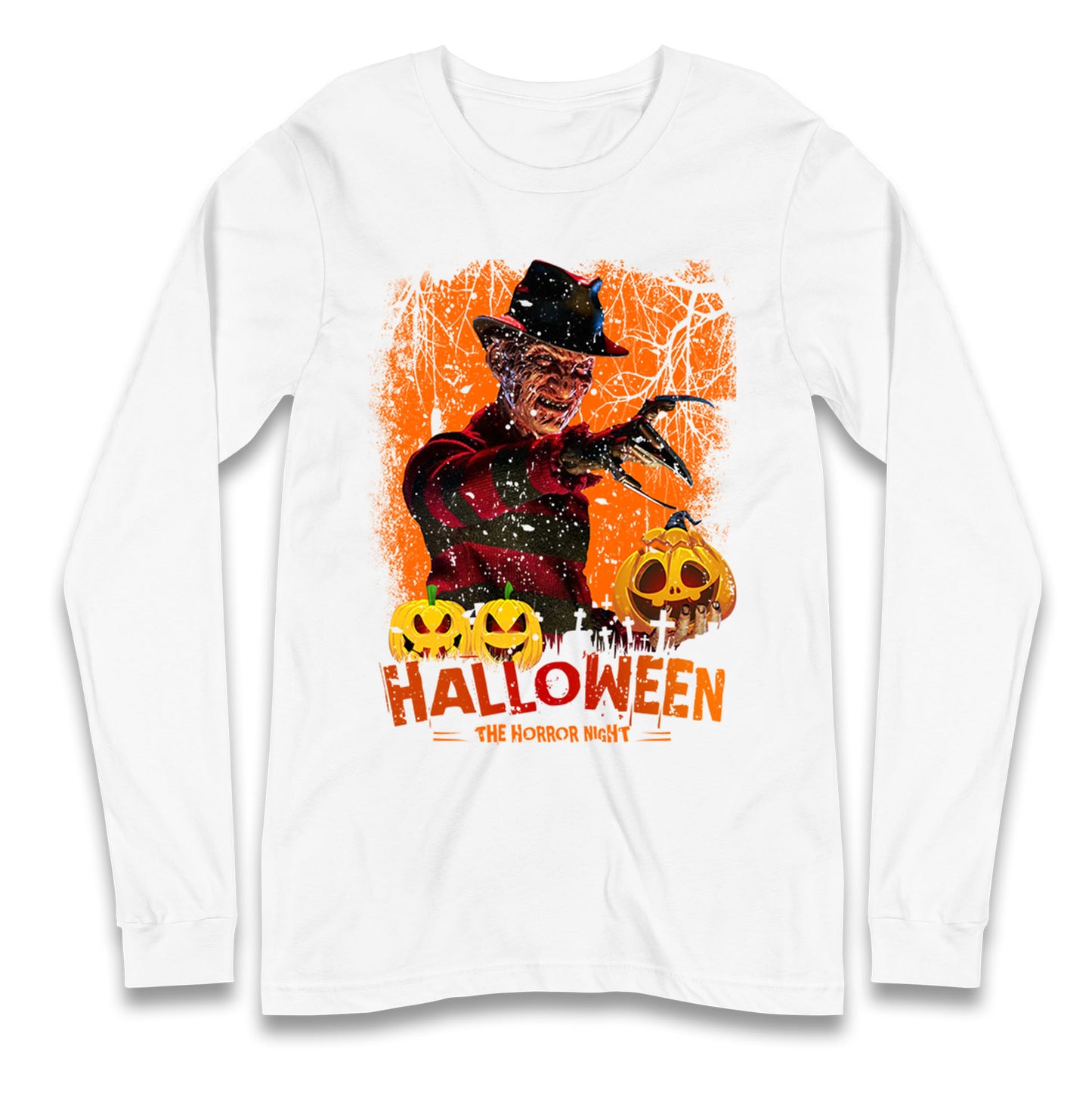 Freddy Krueger Halloween Horror Night Long Sleeve T Shirt