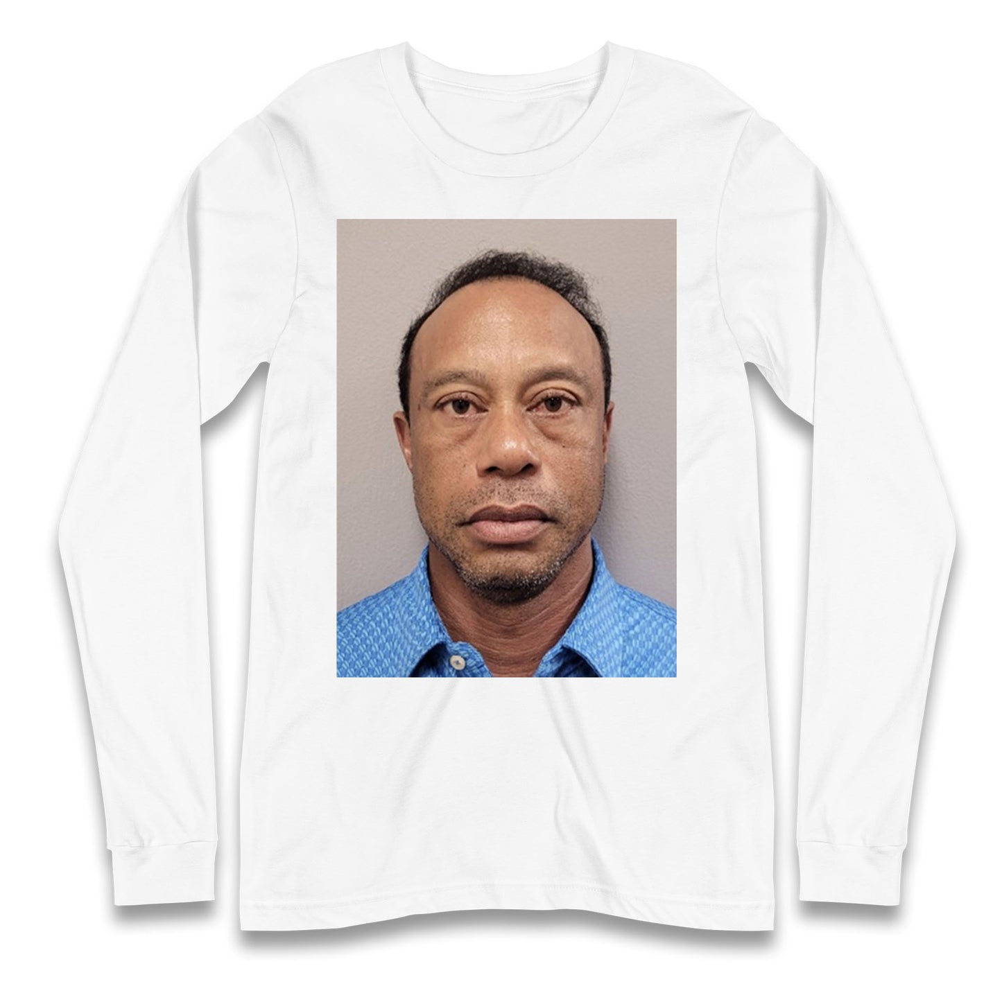 Tiger Woods Mugshot Longsleeve T Shirt