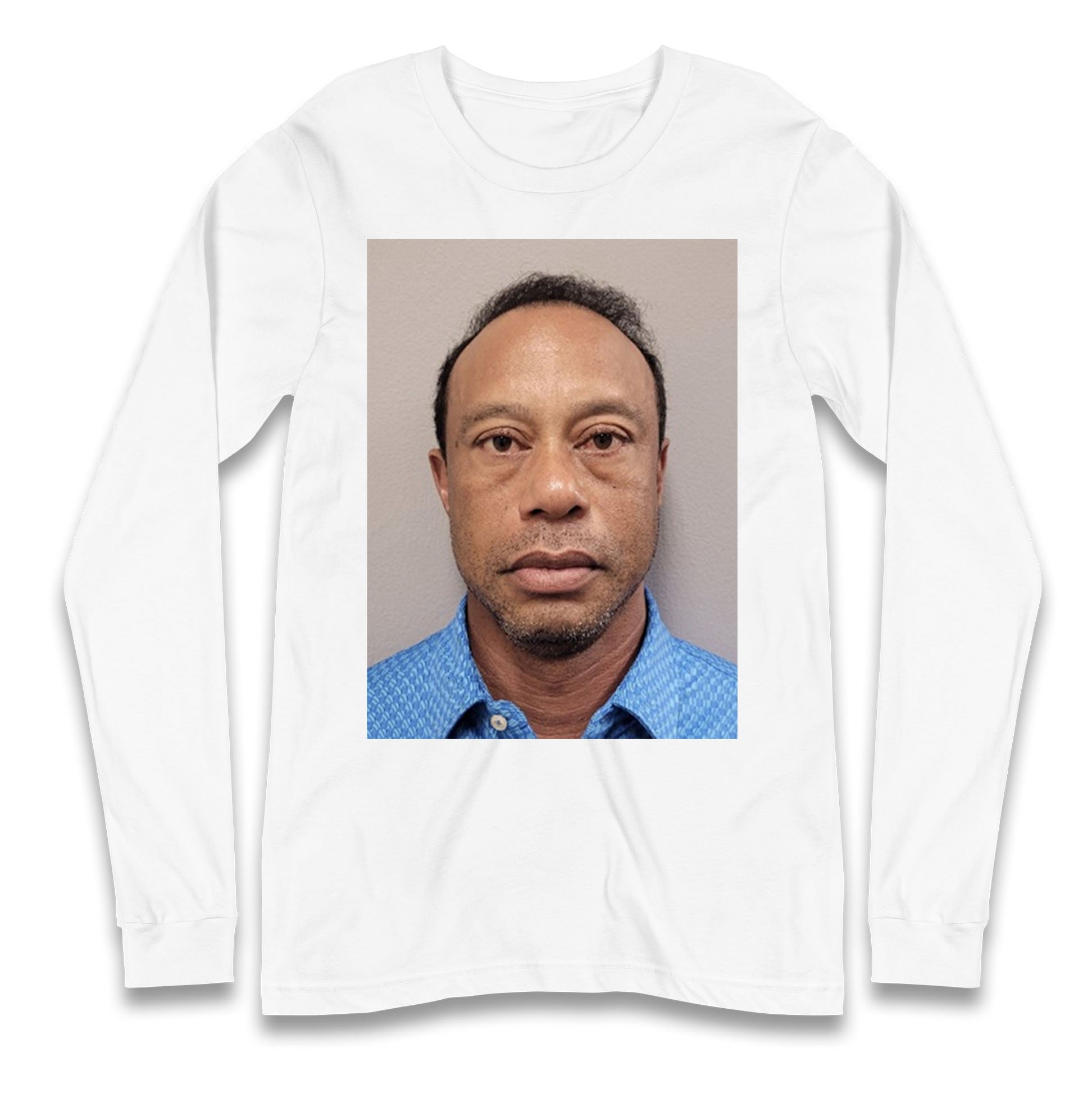 Tiger Woods Mugshot Longsleeve T Shirt