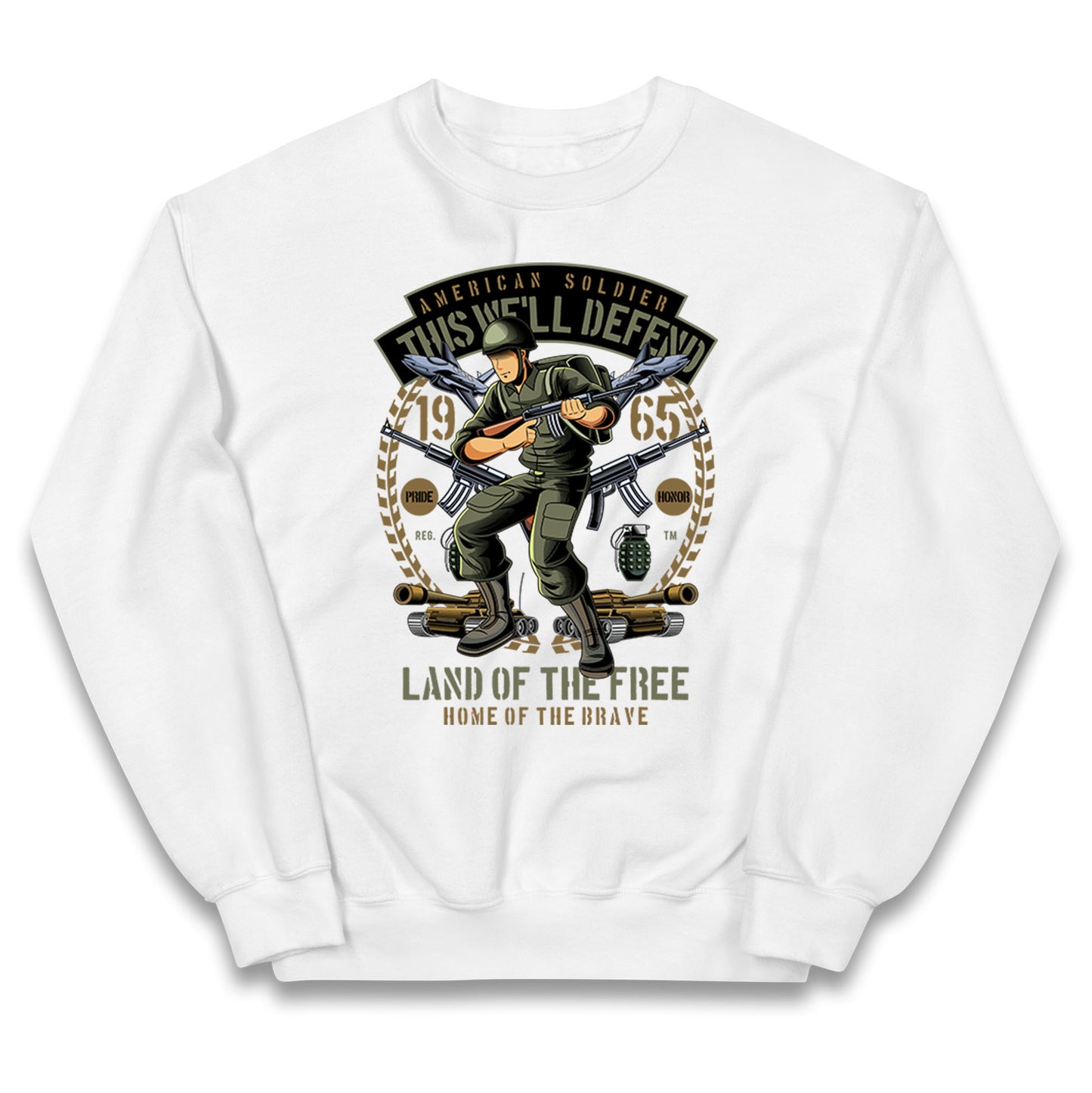 American Soldier Kids Jumper