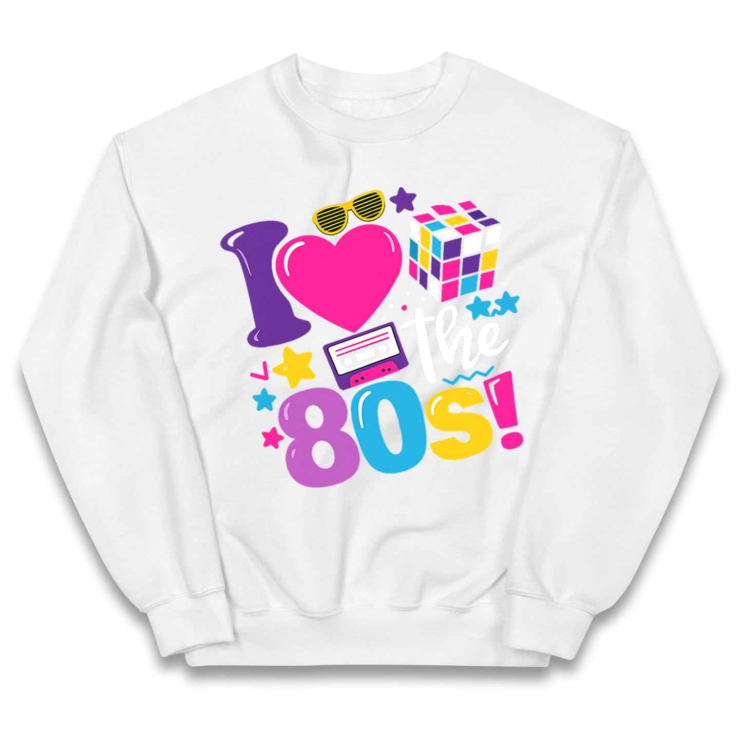 I Love The 80's Kids Jumper