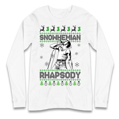 Freddie Mercury Christmas Longsleeve T Shirt