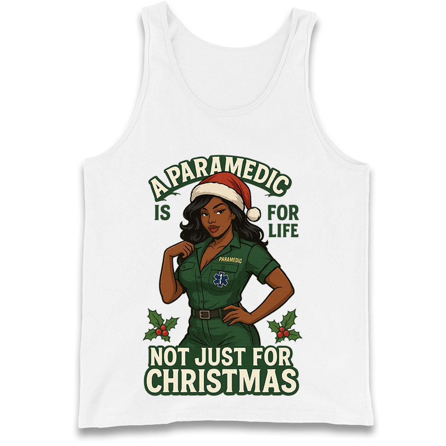 Paramedic Christmas Tank Top