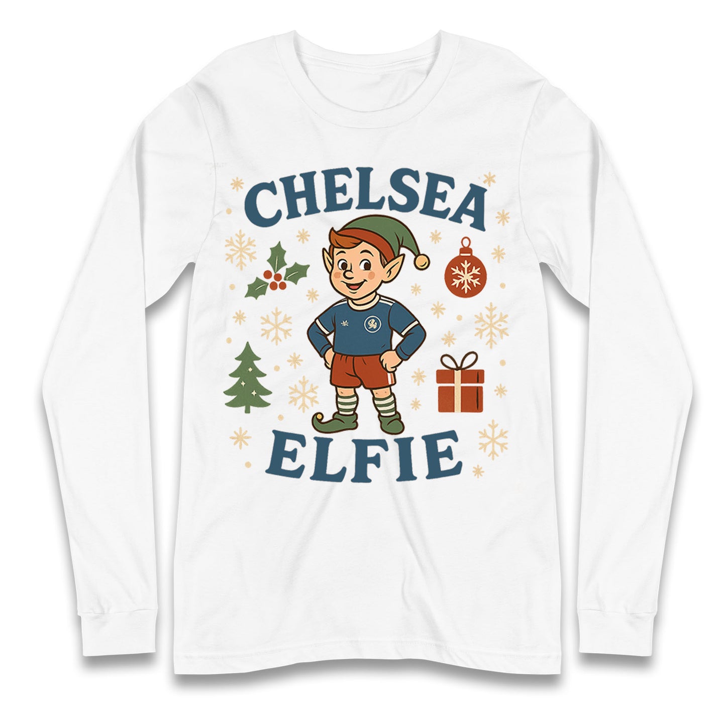 Chelsea FC Christmas Longsleeve T Shirt