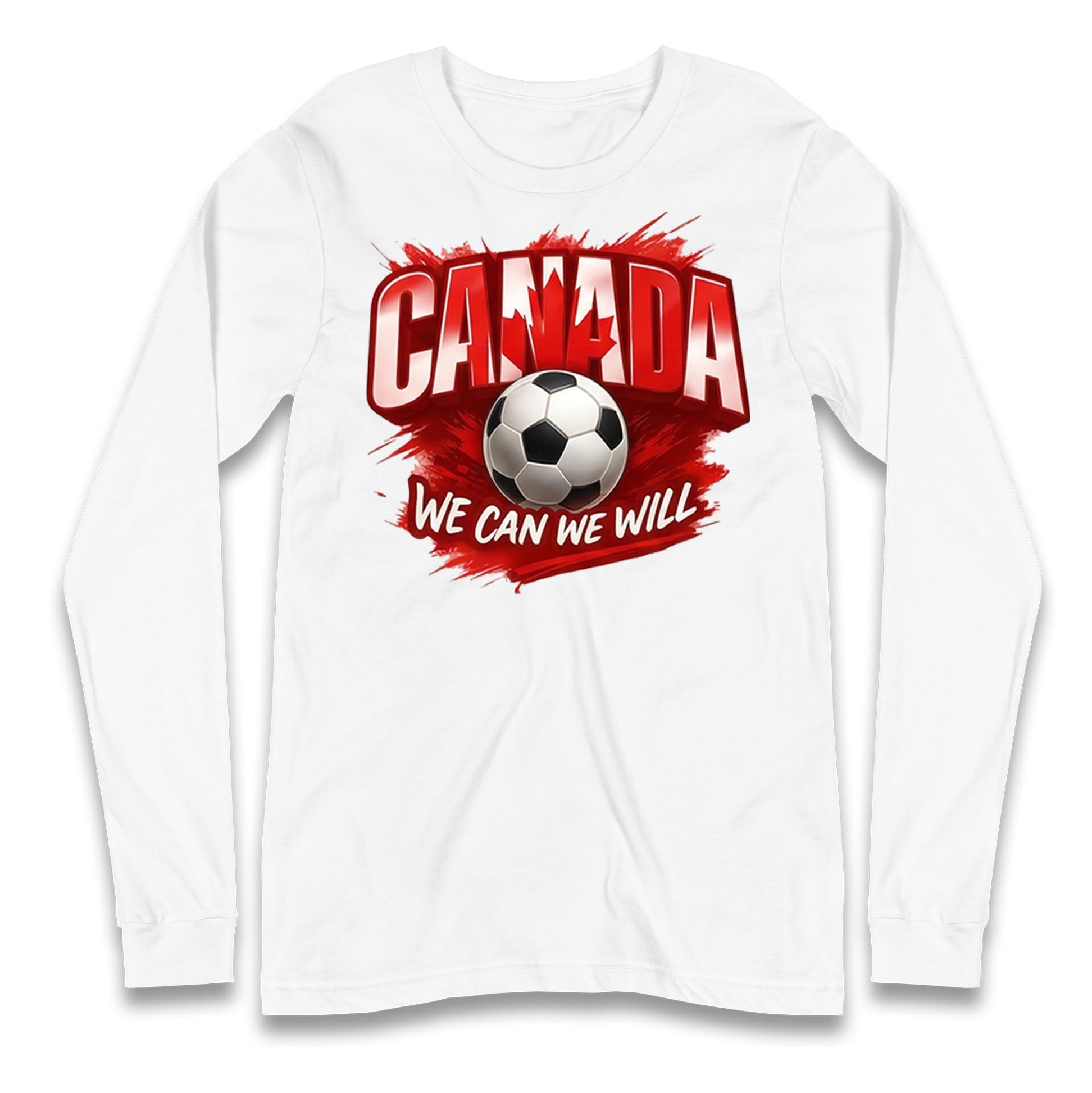 Canada Retro World Cup Longsleeve T Shirt 