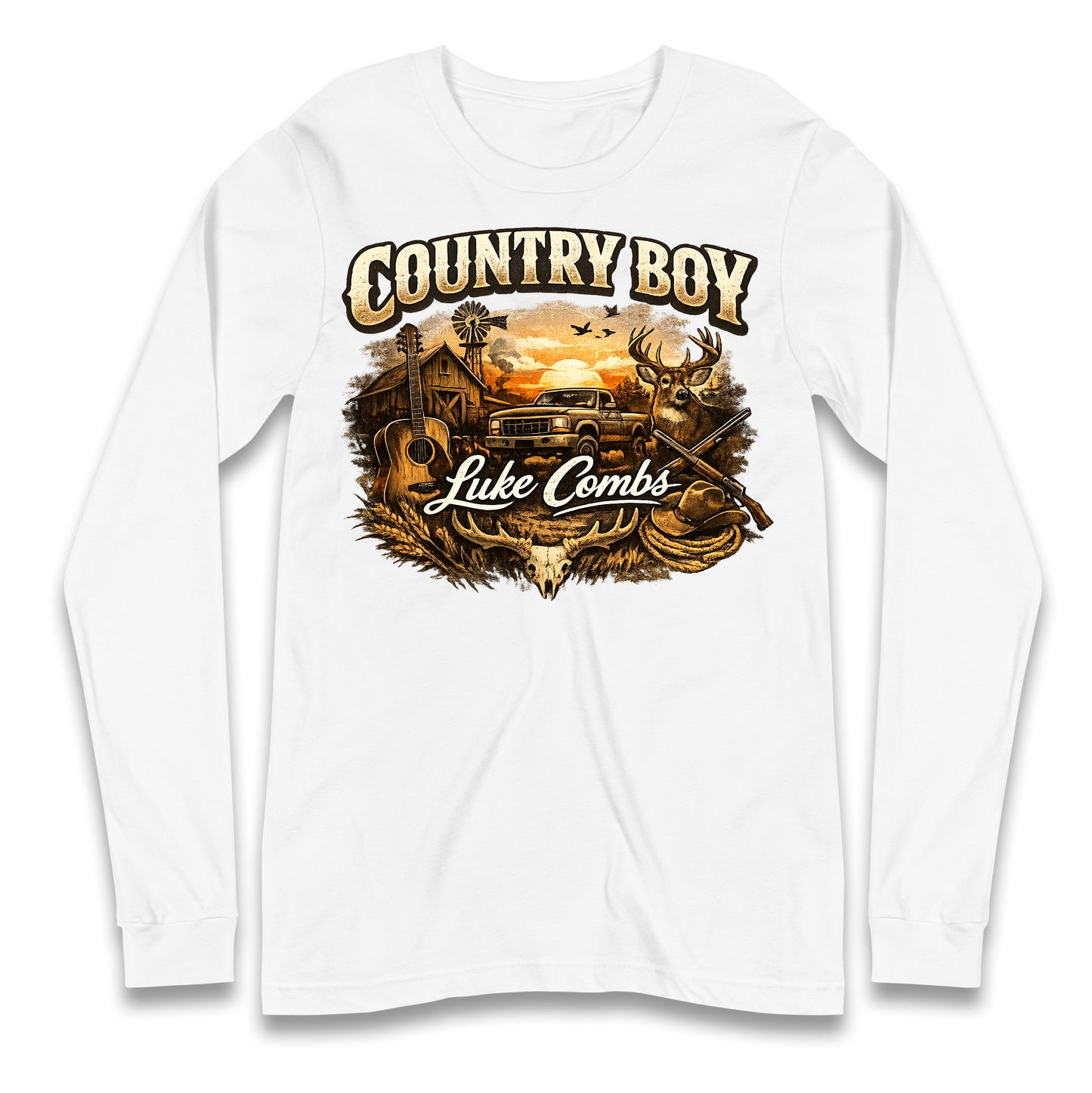 Luke Combs Country Music Longsleeve T Shirt