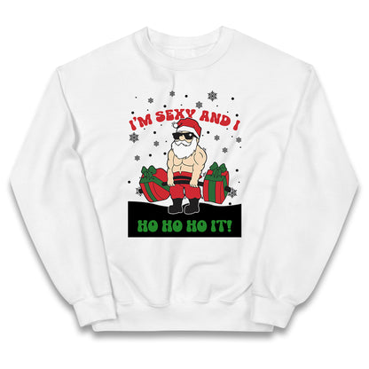 Santa Claus Ho Ho Ho Kids Jumper