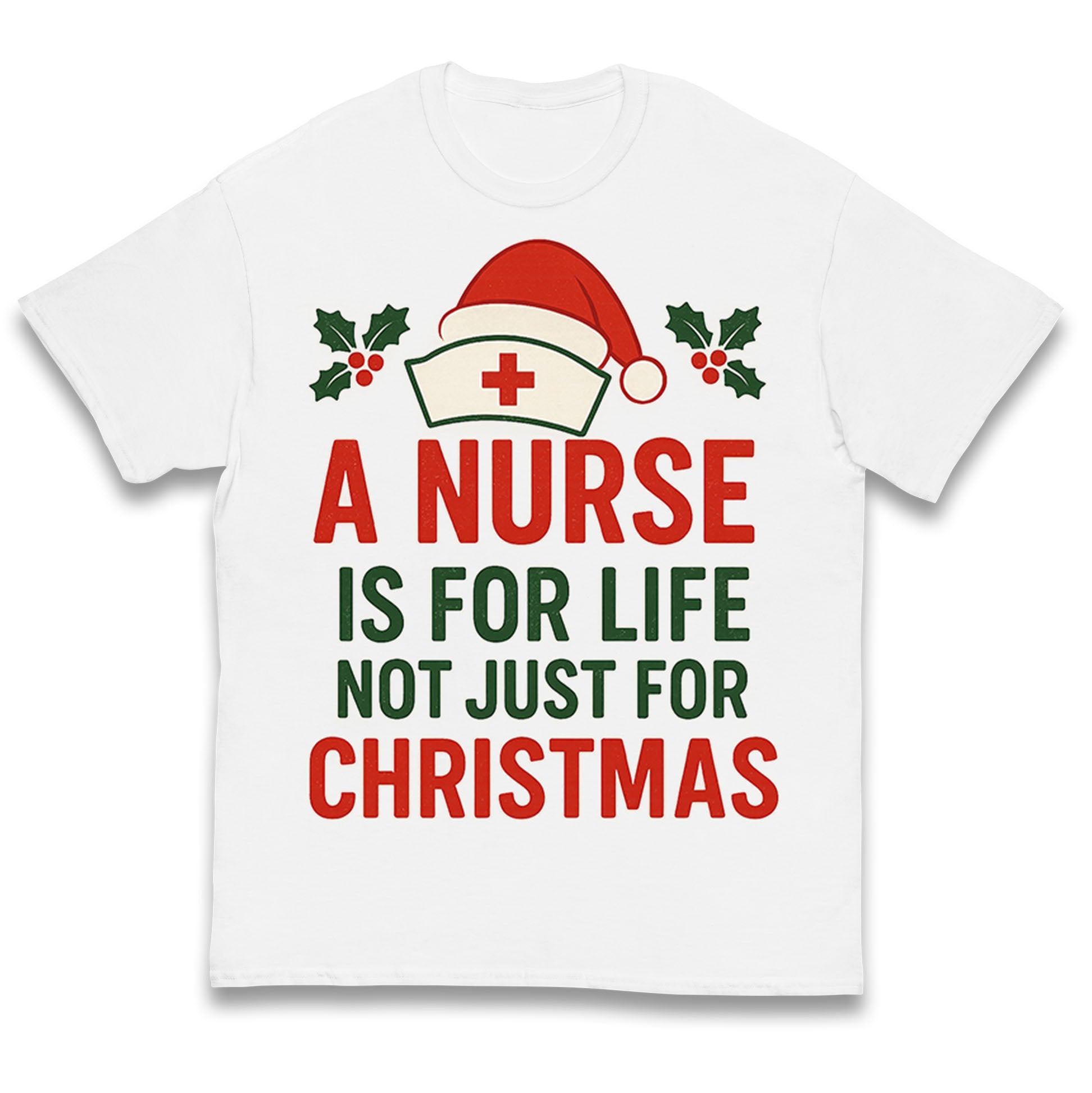 Nursing Christmas Kids T Shirt