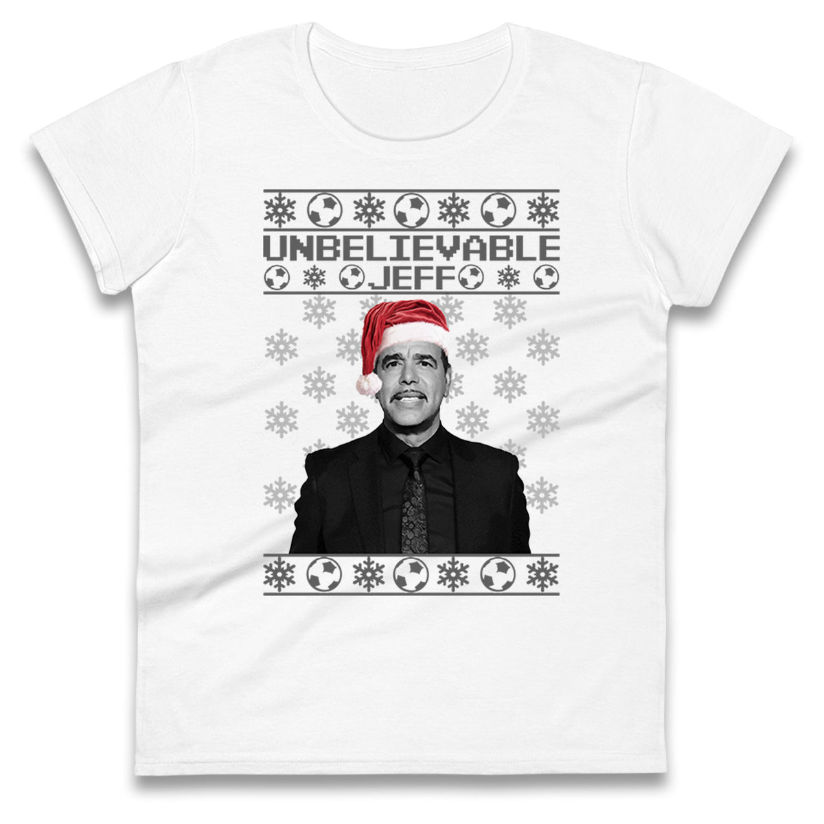 chris kamara christmas womens t shirt