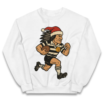 Newcastle Falcons Christmas Kids Jumper 