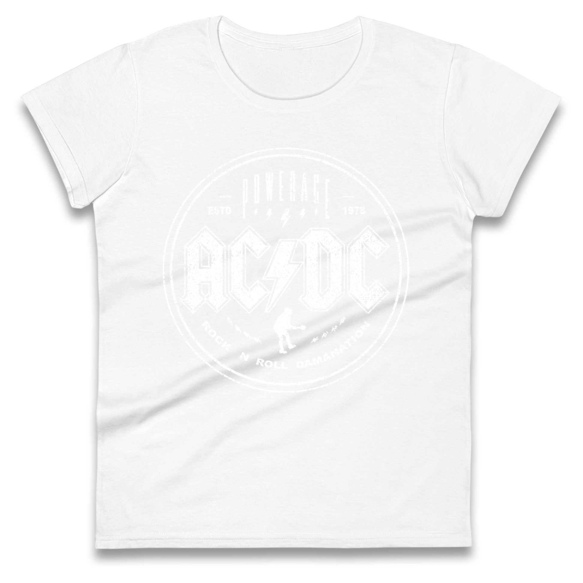 ACDC Rock n Roll Domination Ladies T Shirt