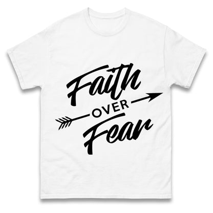 Faith Over Fear Mens Tee Top
