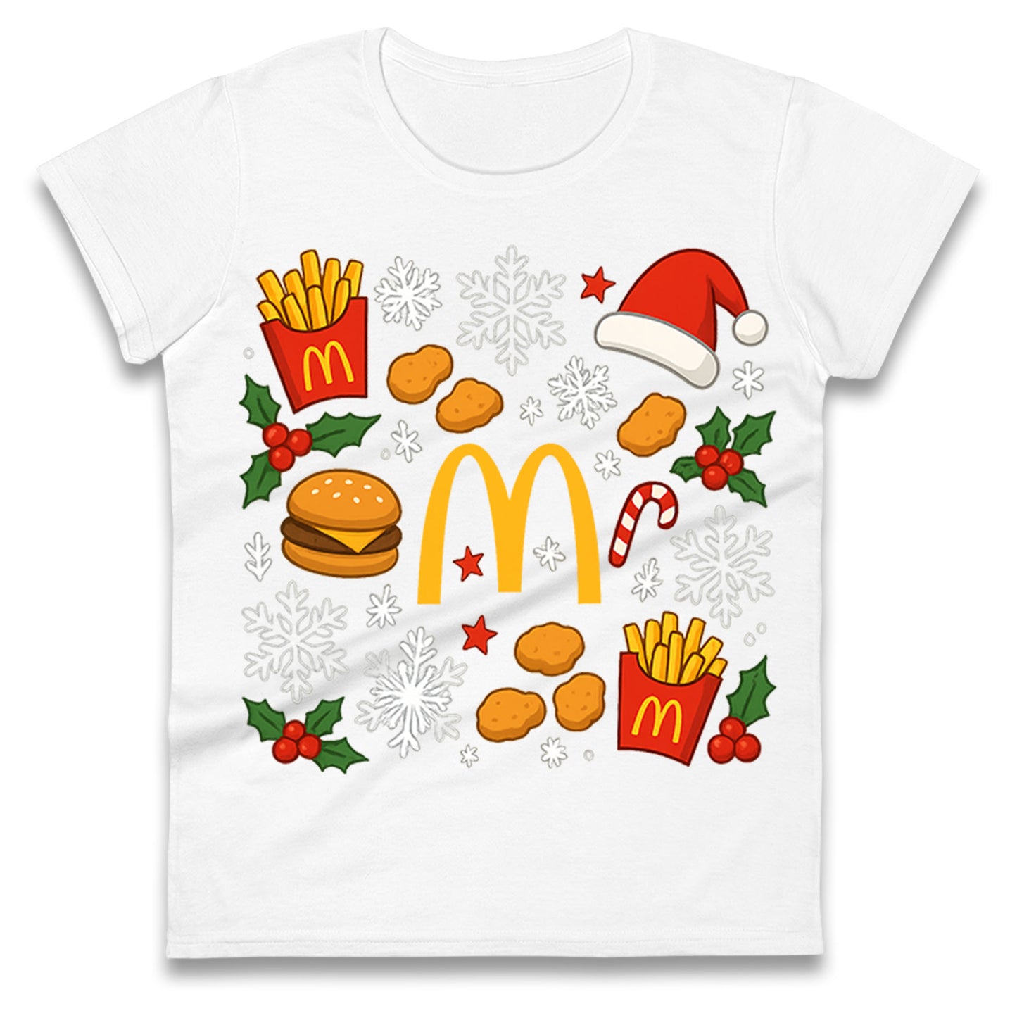 McDonalds Christmas Ladies T Shirt