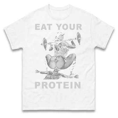 Breakfast Of Champions Eat Your Protein SarcasticT Shirt