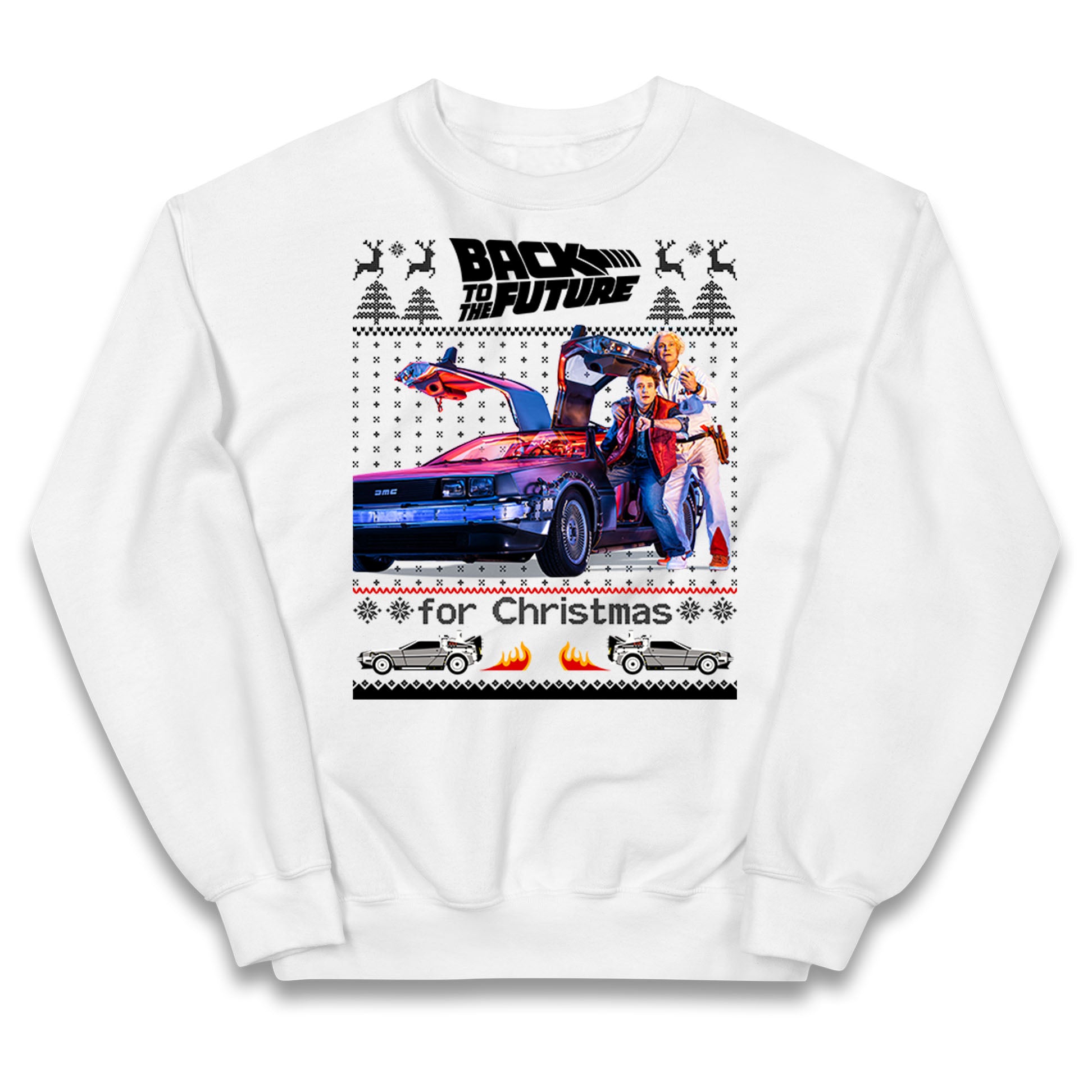 Back To The Future Christmas Kids Jumper