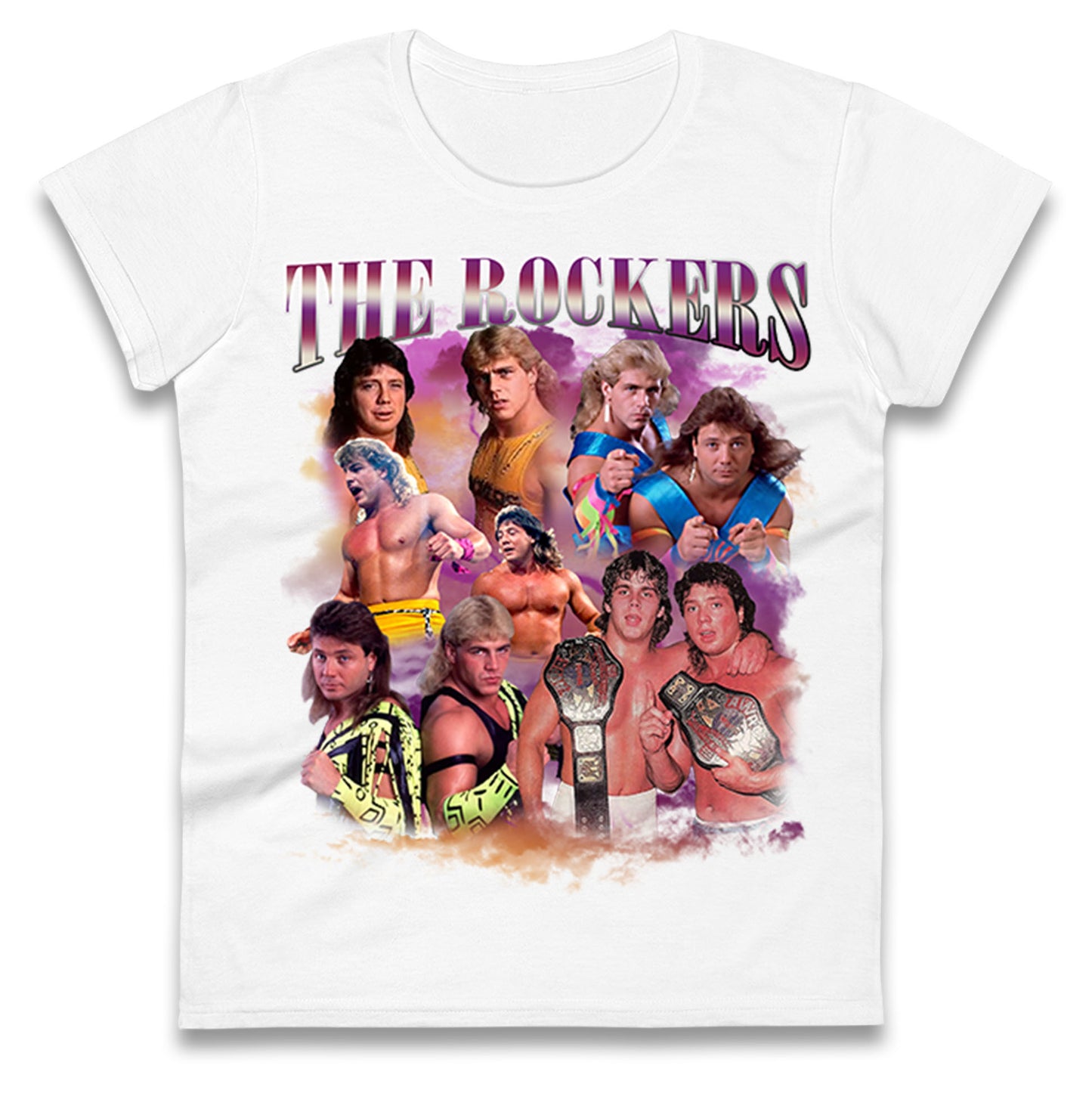 Retro The Rockers Bootleg Wrestling Womens T Shirt